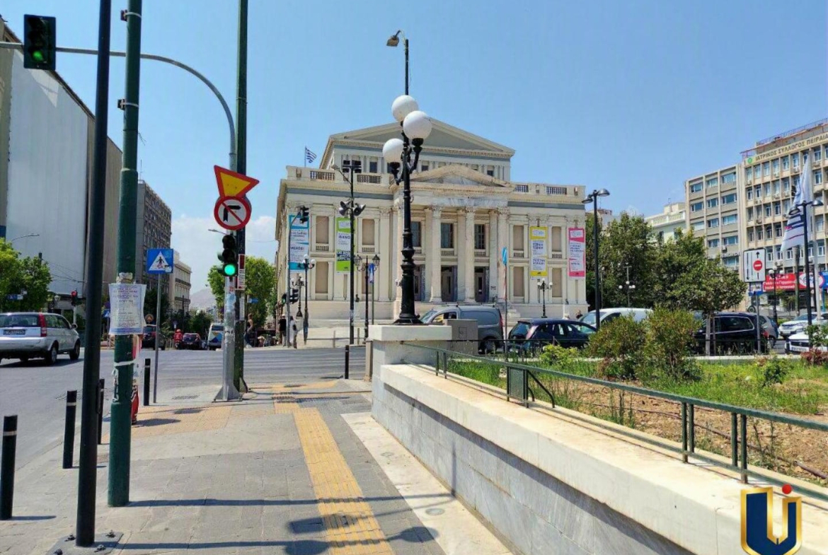 Municipal Theatre and Metro area in central Piraeus near commercial property 150-1017