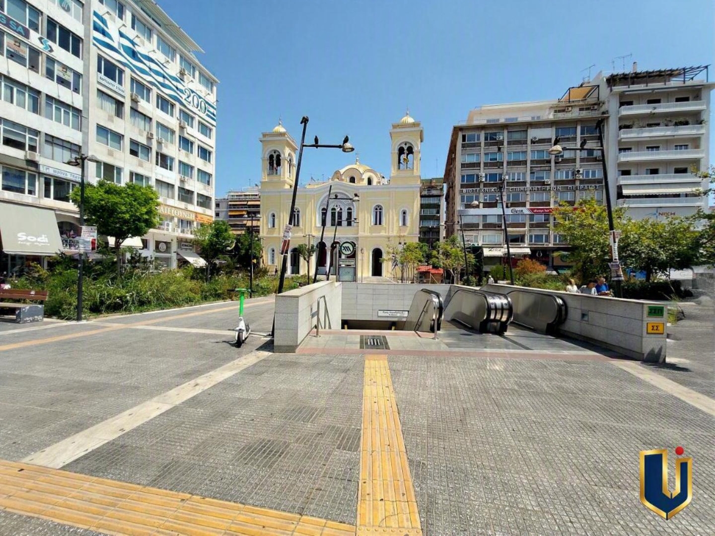 Saints Constantine and Helen Metropolitan Church in central Piraeus near commercial property 150-1017