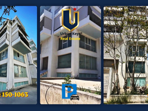 Exterior view of a 670 sqm commercial building for rent in Metamorfosi, Athens