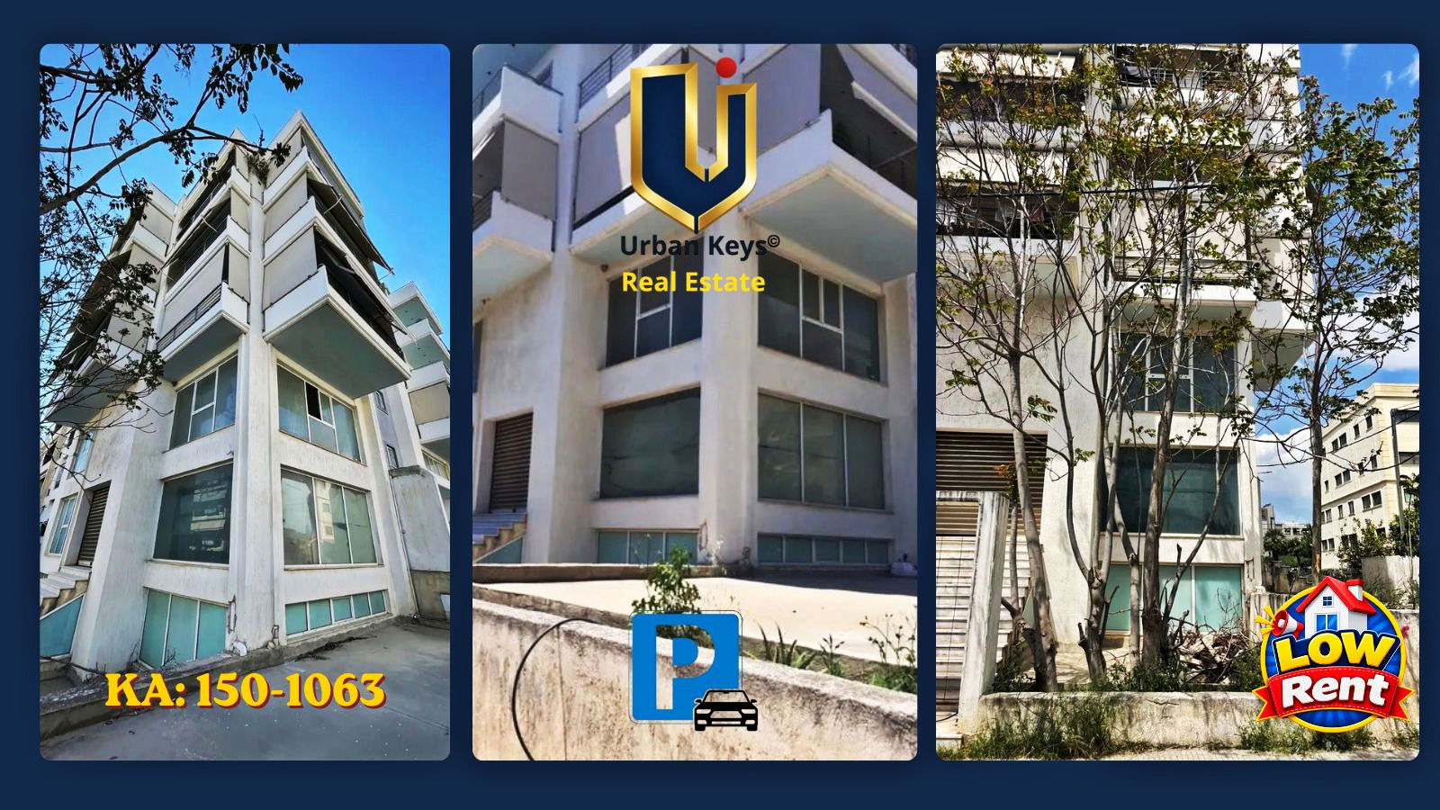 670 sqm Commercial Building in Metamorfosi | Urban Keys Athens Exterior view of a 670 sqm commercial building for rent in Metamorfosi, Athens